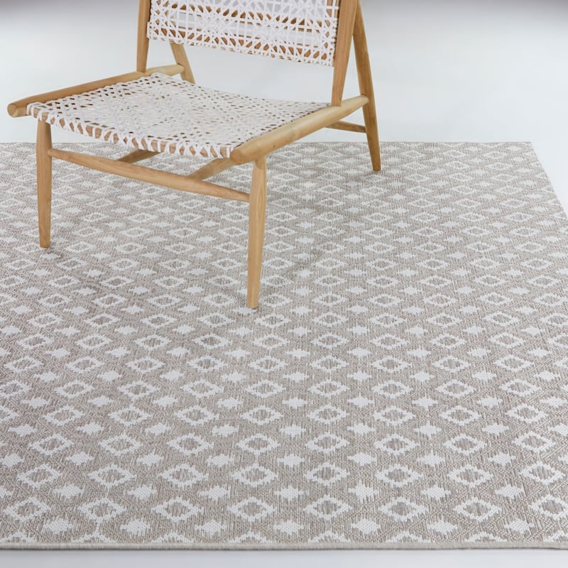 Fabien Diamond Trellis Indoor/Outdoor Area Rug