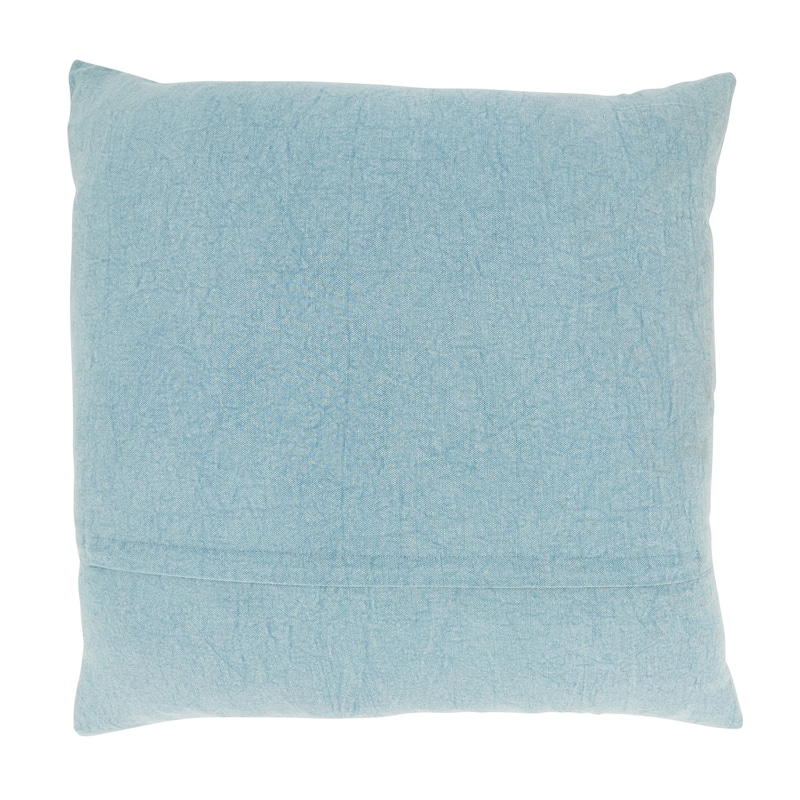 Oceanic Charm Stonewashed Fish Throw Pillow
