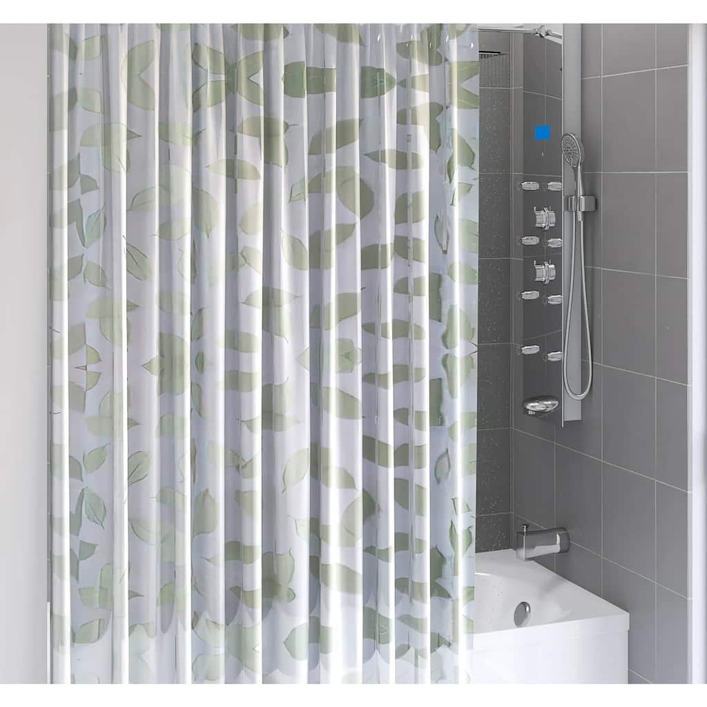 70" x 72" Leaf Pattern Shower Curtain
