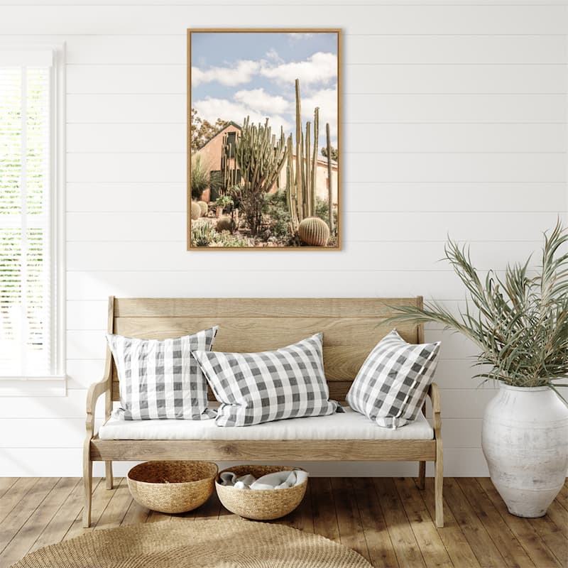 Karoo Garden by Shot by Clint Framed Canvas Wall Art Print - Sylvie Natural