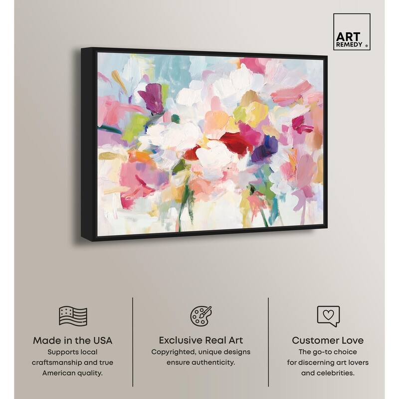 Saturated Colors II Canvas by Art Remedy