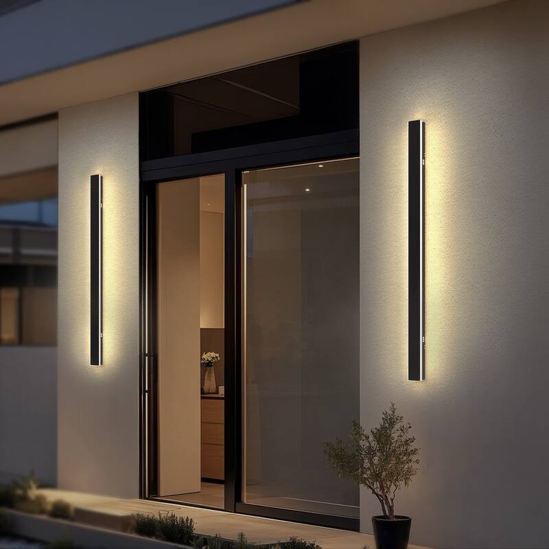 YANSUN Outdoor Wall Lamp 30W LED Integrated, IP65 Waterproof, Warm Light 3000K - 39.4 inchs