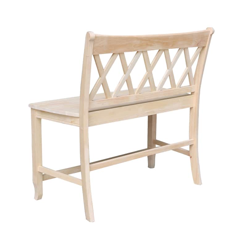Double X-Back Bench - 24" Seat Height