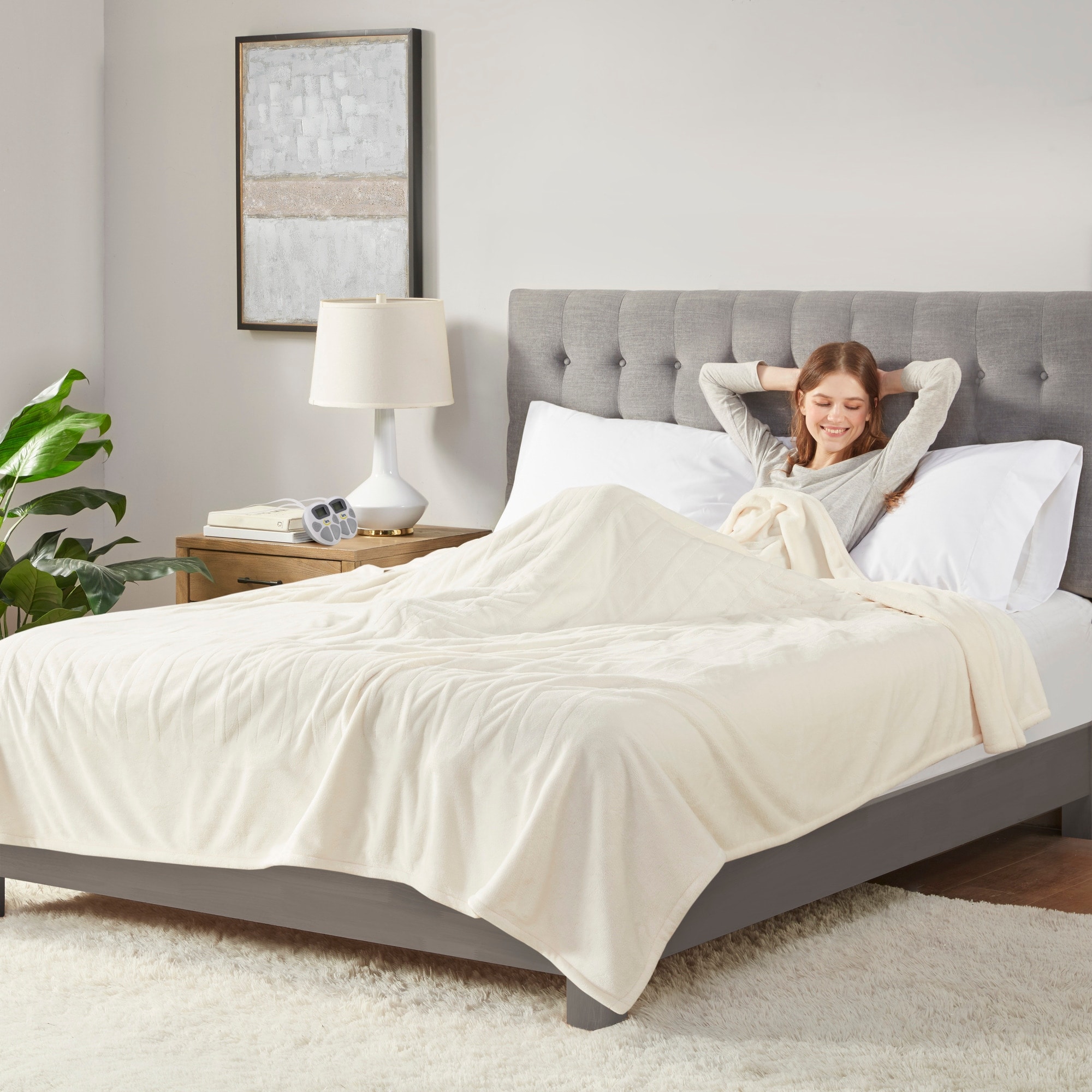 Plush bed blanket outlet