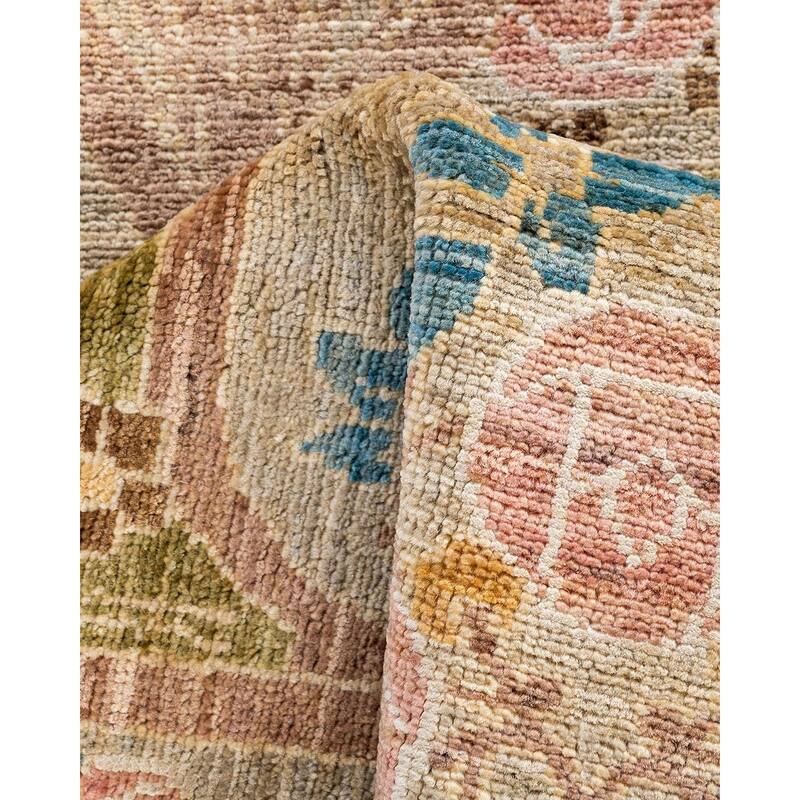Contemporary Overdyed Wool Hand Knotted Runner - 2' 8" x 10' 0"