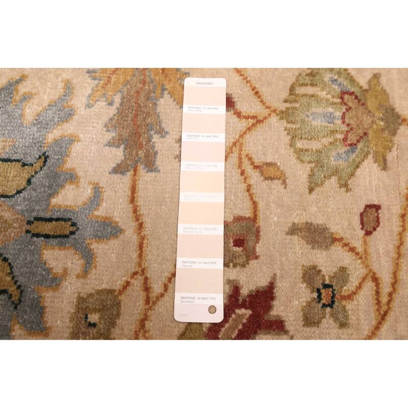 ECARPETGALLERY Hand-knotted Jules Serapi Ivory Wool Rug - 5'11 x 8'11