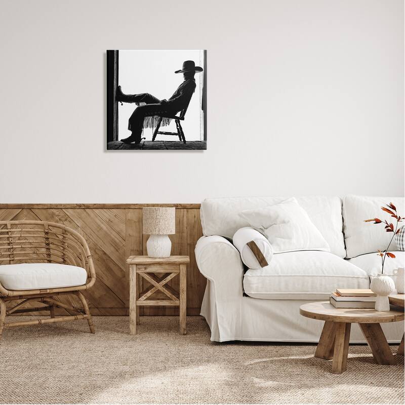 Stupell Southwestern Cowboy Photography Canvas Wall Art Design by PBurchettePhoto