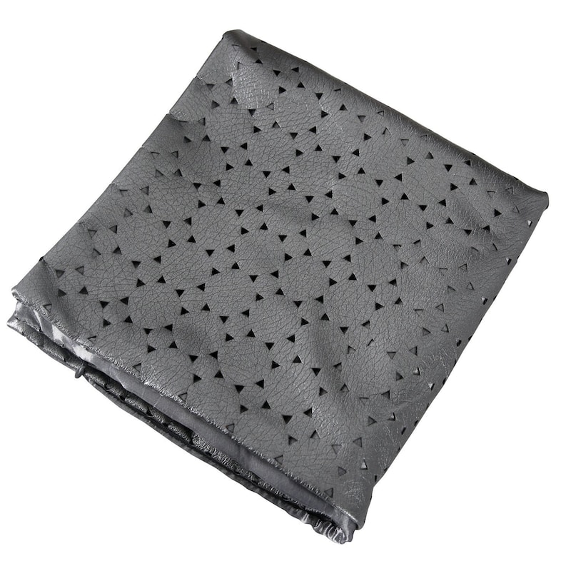 Deconovo Decorative Throw Pillow Covers Faux Leather