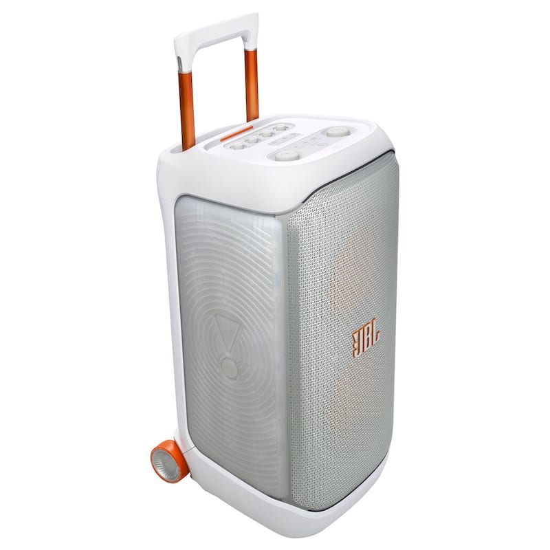 JBL PartyBox Stage 320 240W Wireless Party Speaker (White) - White