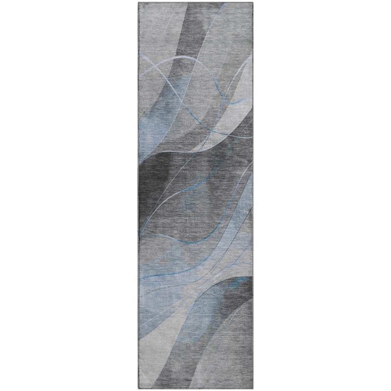 Premium Washable Super Soft Modern Waves Mayfield Rug