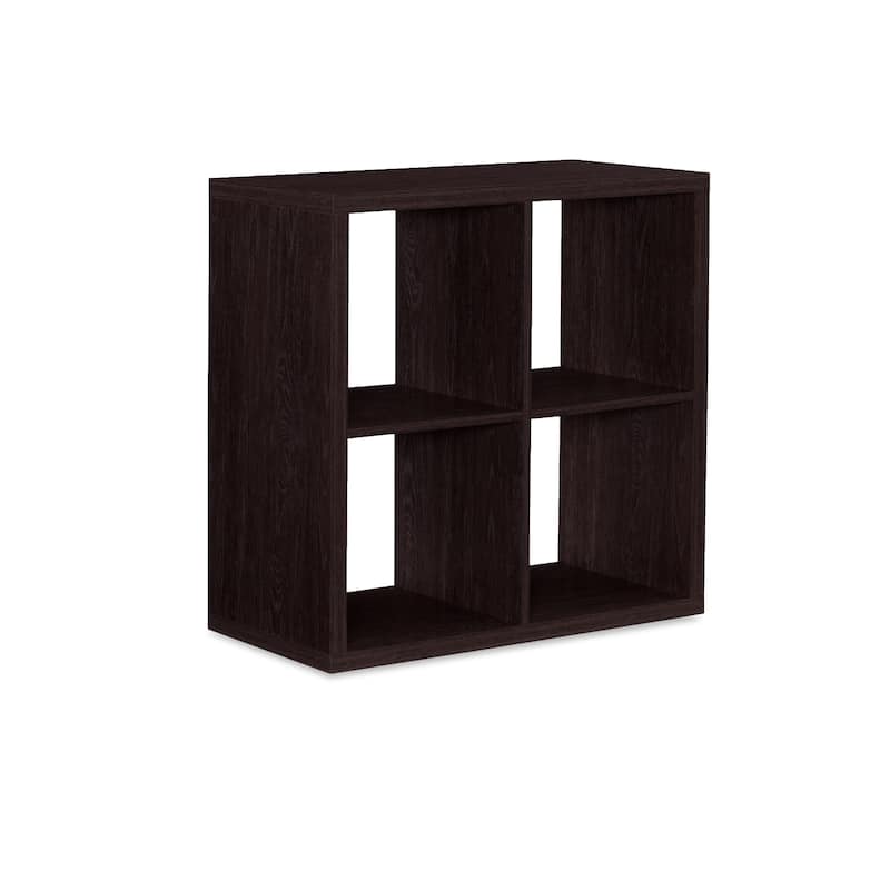 Alaric Four Cube Storage Cabinet - Espresso