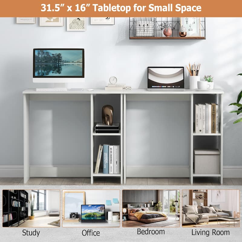Costway 31.5" Computer Desk for Small Space Simple Style Workstation - See Details