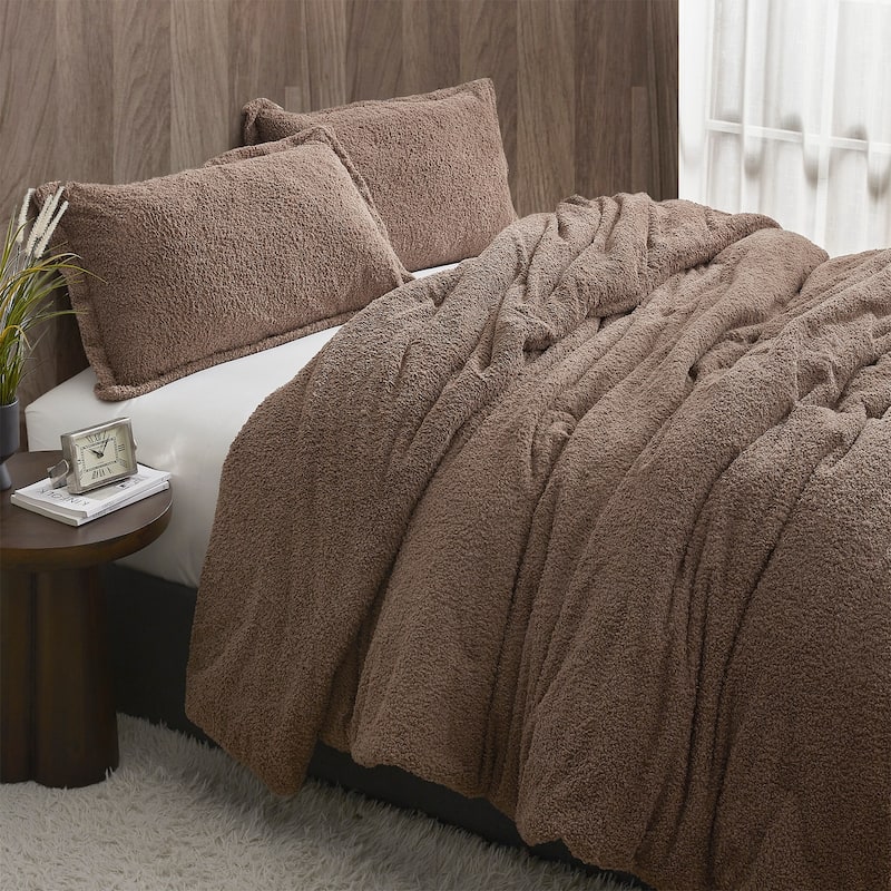 My Childhood Teddy Bear - Coma Inducer® Oversized Comforter Set - Real Brown