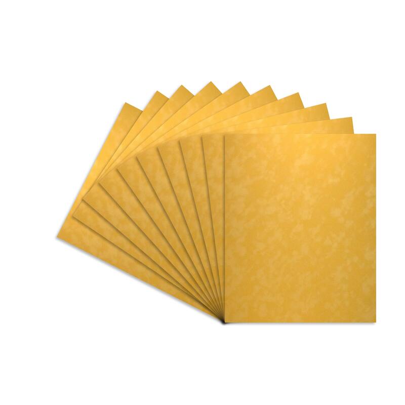 Yellow Suede Texture 5x7 Backing Board Uncut Photo Mat Board (10