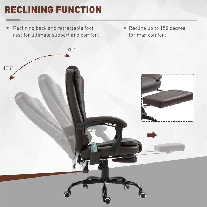 7-Point Vibrating Massage Office Chair