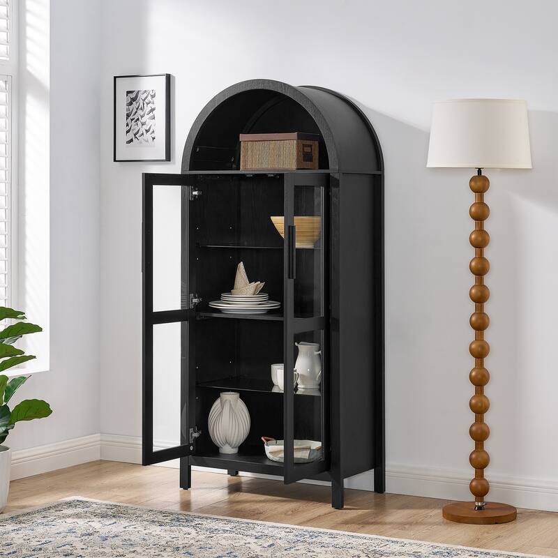 Rossetta Modern Retro-Style High Arched Multi-Functional Cabinet