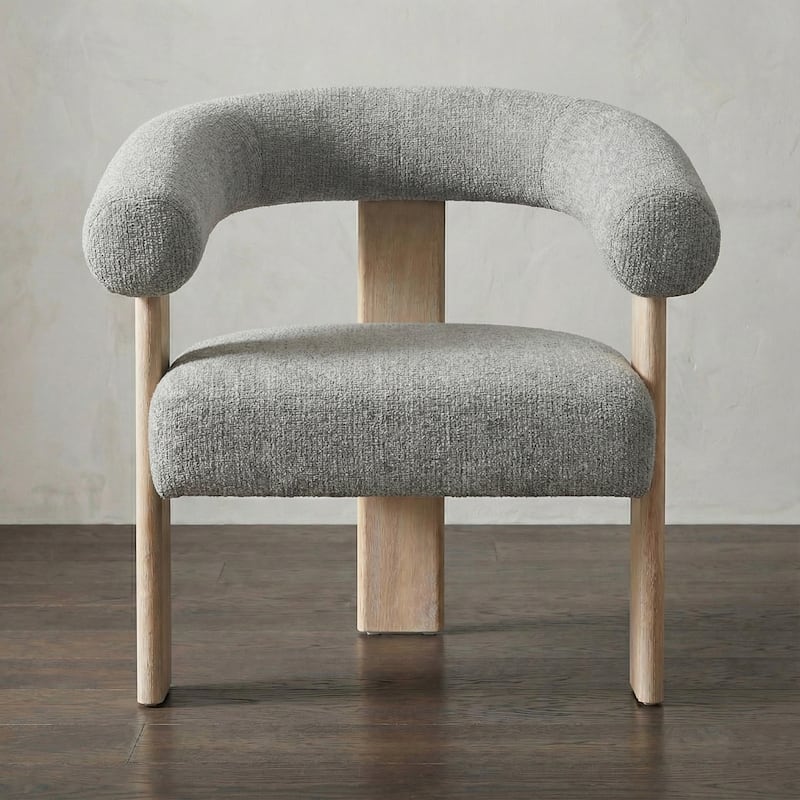 Accent Chair/Armchair Living Room Chair with Solid Wood Frame