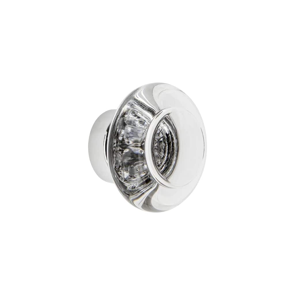 Grandeur BORD-CRYS-KNOB Bordeaux 1-3/8" Luxury Crystal Round Vintage