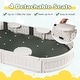 preview thumbnail 8 of 19, Costway 6F Wooden Sandbox with Built-in Corner Seat, Cover, Bottom - See Details
