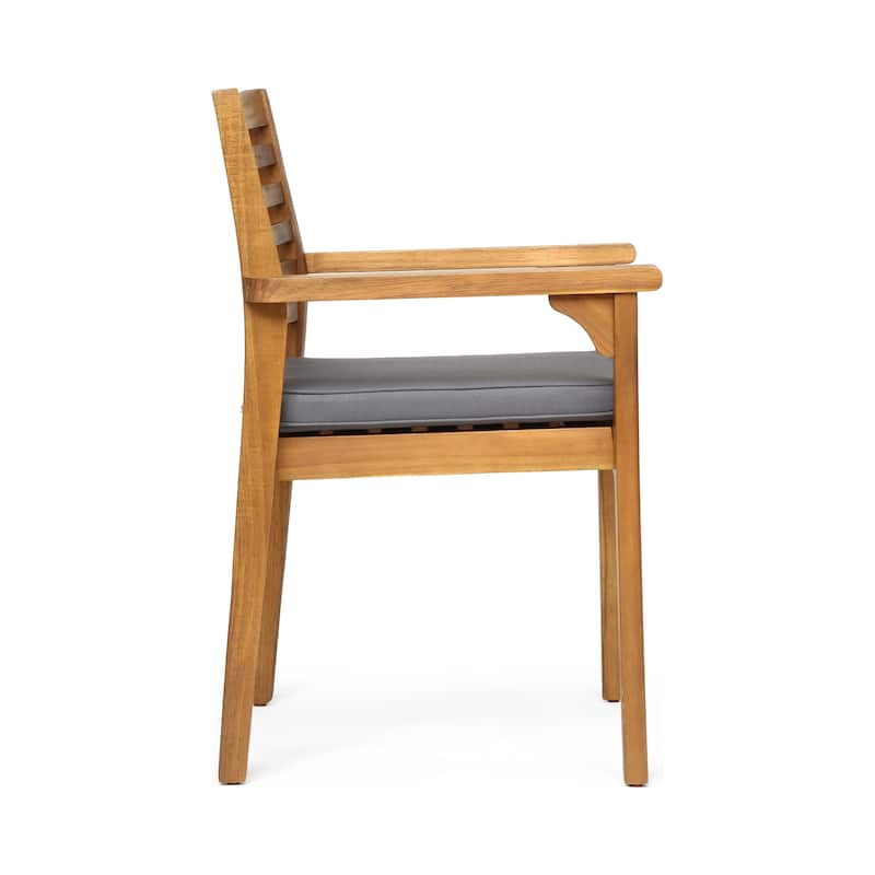 Atlantic Outdoor 8 Seater Acacia Wood Dining Set by Christopher Knight Home