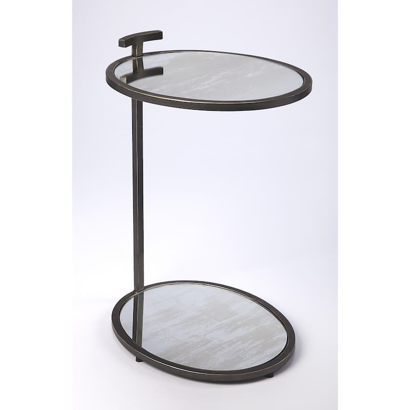Carson Carrington Tahult Gold Metal & Mirror Side Table