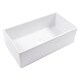 preview thumbnail 2 of 8, Sinkology Austen Crisp White Fireclay 36" Single Bowl Farmhouse Apron Kitchen Sink and Care Kit