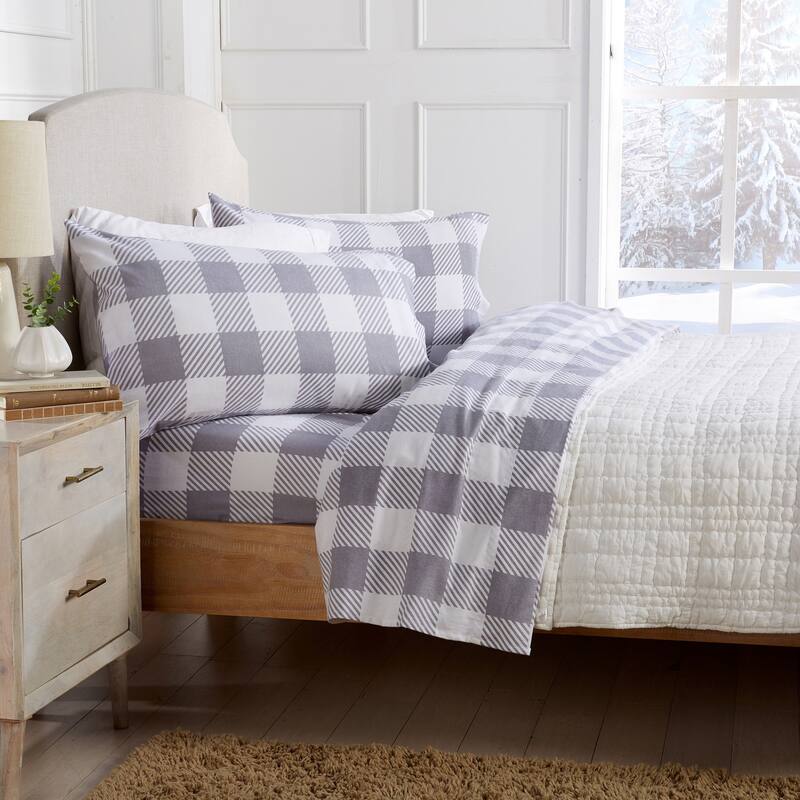 Market & Place Cotton Flannel Novelty Printed Sheet Set