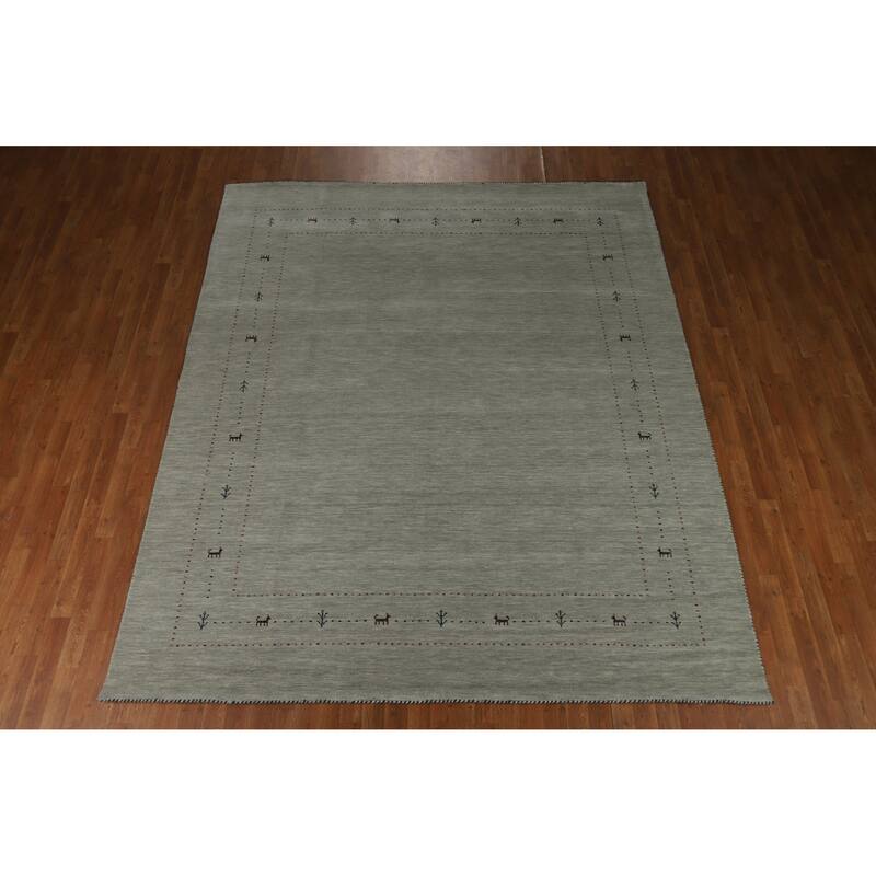 Tribal Wool Gabbeh Indian Area Rug 8x10 - 8' x 10'