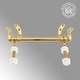 preview thumbnail 4 of 7, Solid Brass Adjustable Toilet Seat Hinges with Hardware - Renovators Supply