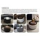 preview thumbnail 13 of 17, Huimo Modern round wooden tray Ottoman with Storage