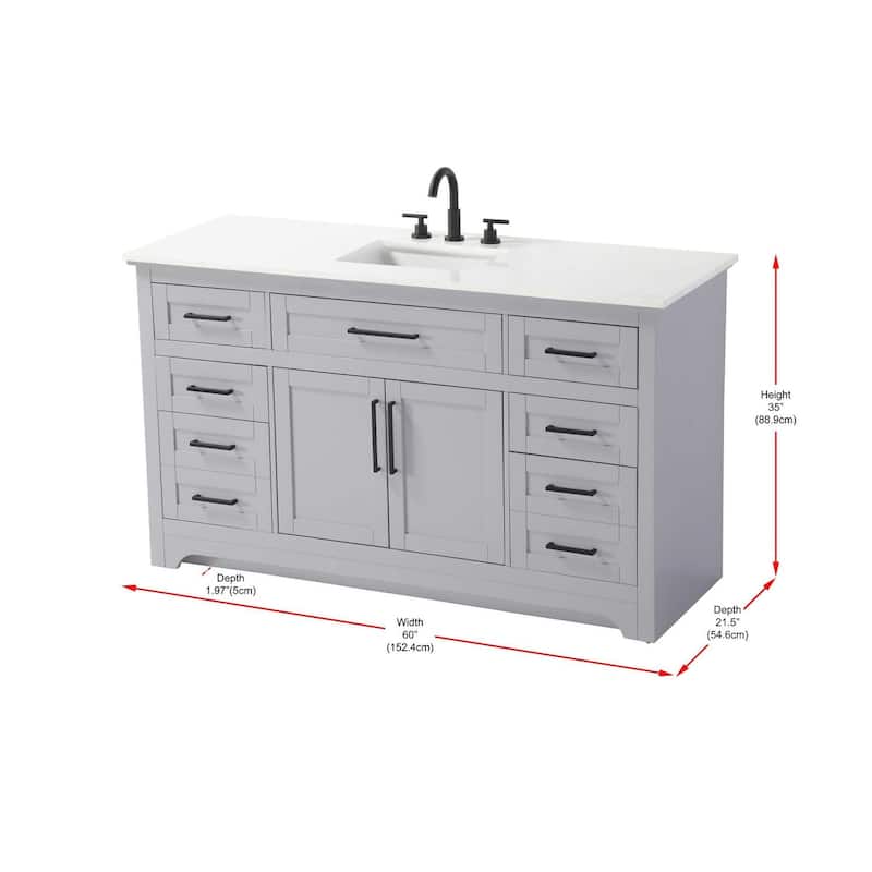 Nathaniel Single Bathroom Vanity (48-60 inch)