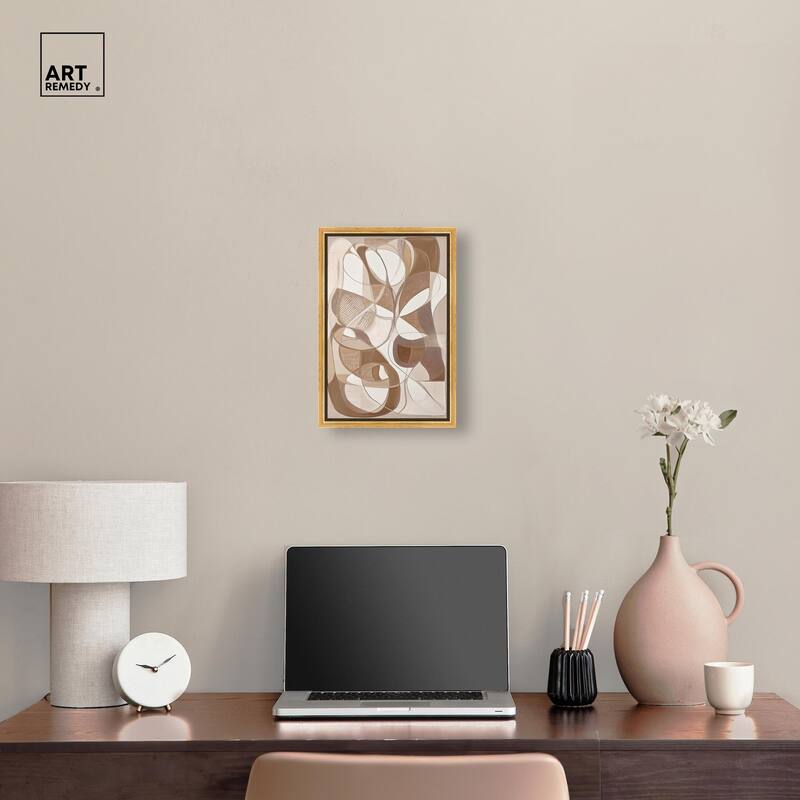 Mocha Dream Canvas by Art Remedy