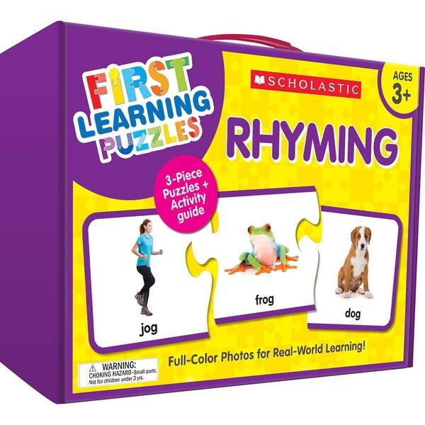 slide 2 of 5, Scholastic First Learning Puzzles, Rhyming - Multi Multi - STEM - Kids