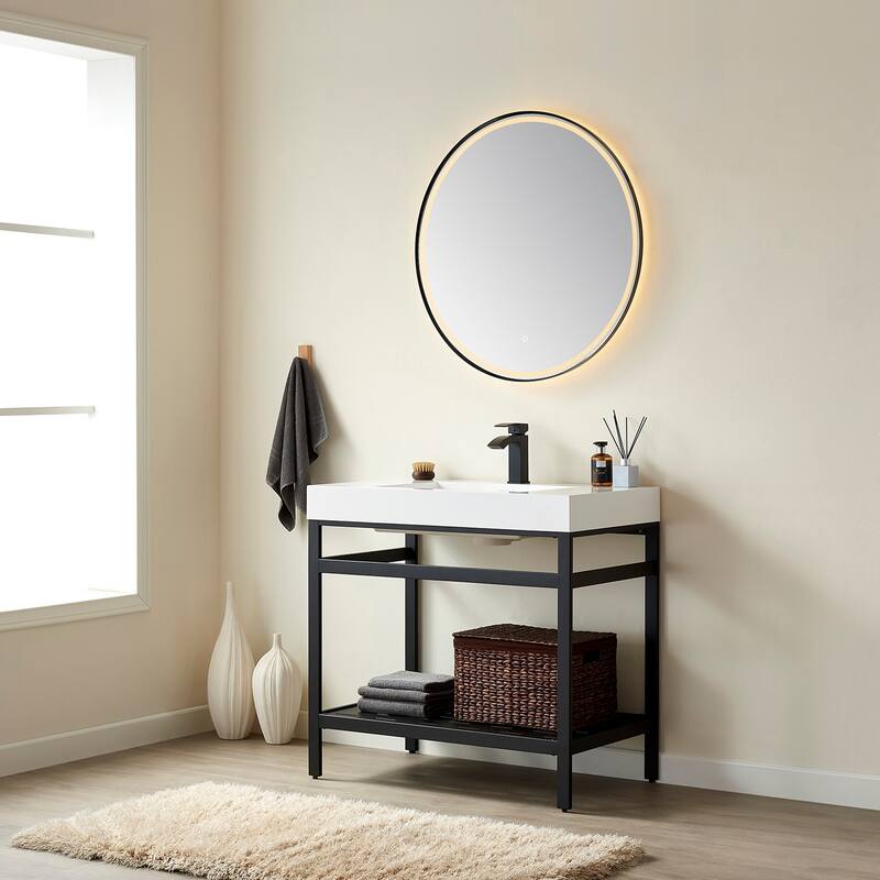 Miseno MV702836 Ablitas 36" Free Standing Single Basin Vanity Set with