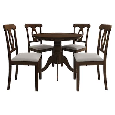 CraftPorch Mid-Century 5-piece Wooden Dining Set