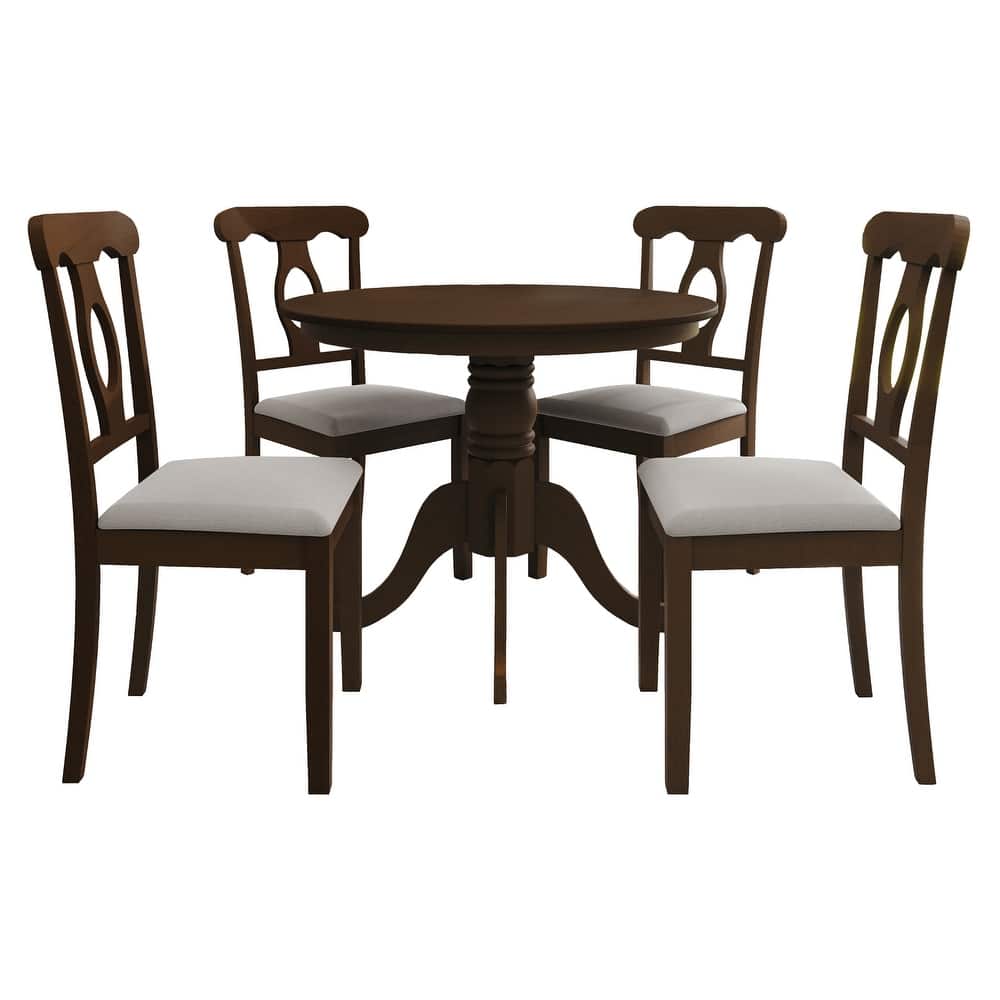 CraftPorch Mid-Century 5-piece Wooden Dining Set