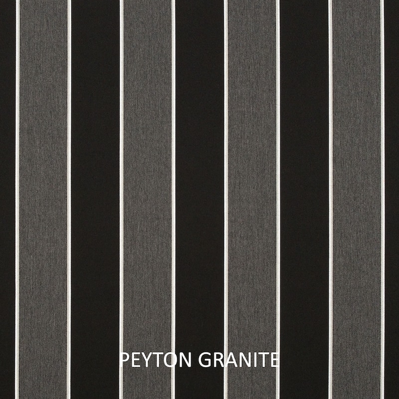 Sunbrella Peyton Granite/ Canvas Black Indoor/ Outdoor Pillow Set