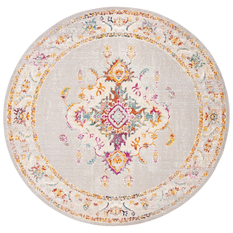 SAFAVIEH Handmade Casablanca Shag Tribal Grey Wool Rug