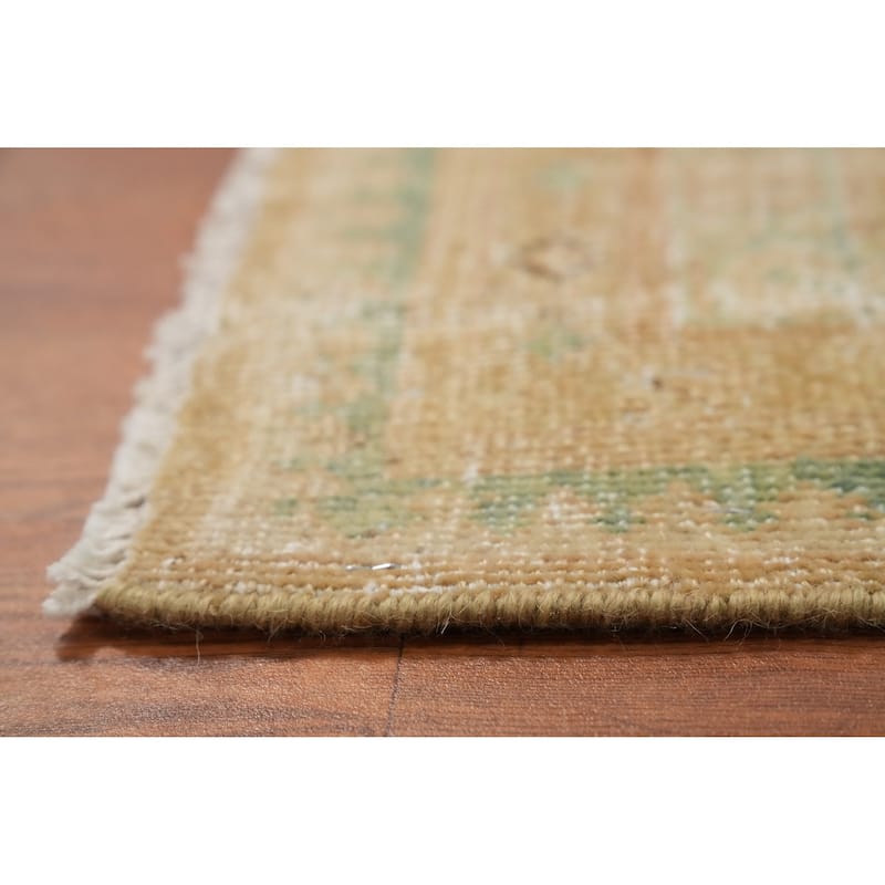 Hand Knotted Oriental 100% Wool Carpet Traditional All-Over Oranges & Rust Mahal Area Rug - 13' 1'' X 10' 0''