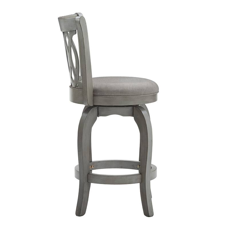 Verona Swivel 24-inch Counter Height Stool by iNSPIRE Q Classic