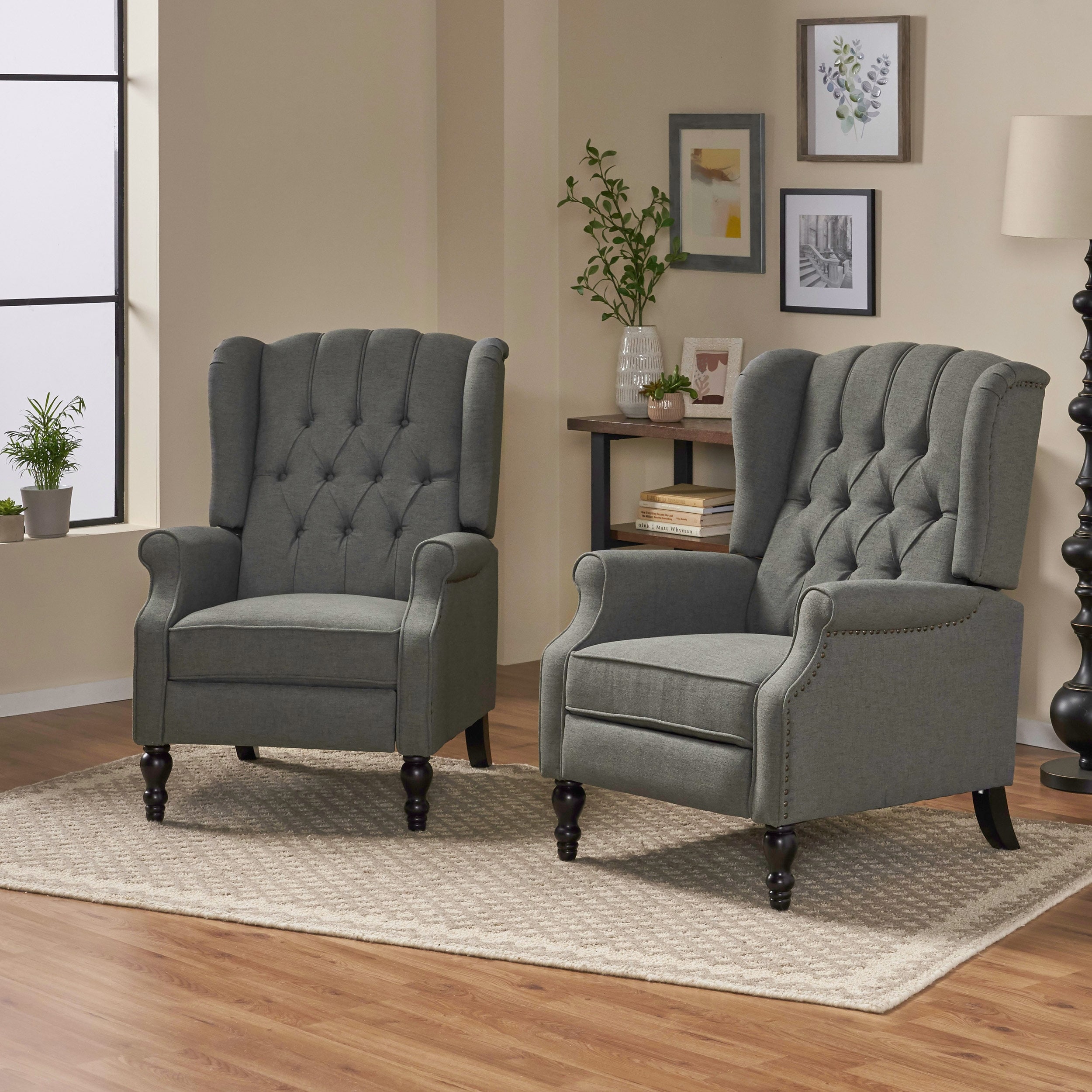Walter tufted 2025 fabric recliner