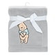 preview thumbnail 4 of 4, Lambs & Ivy Disney Baby Winnie the Pooh Hugs Gray Soft Fleece Baby Blanket