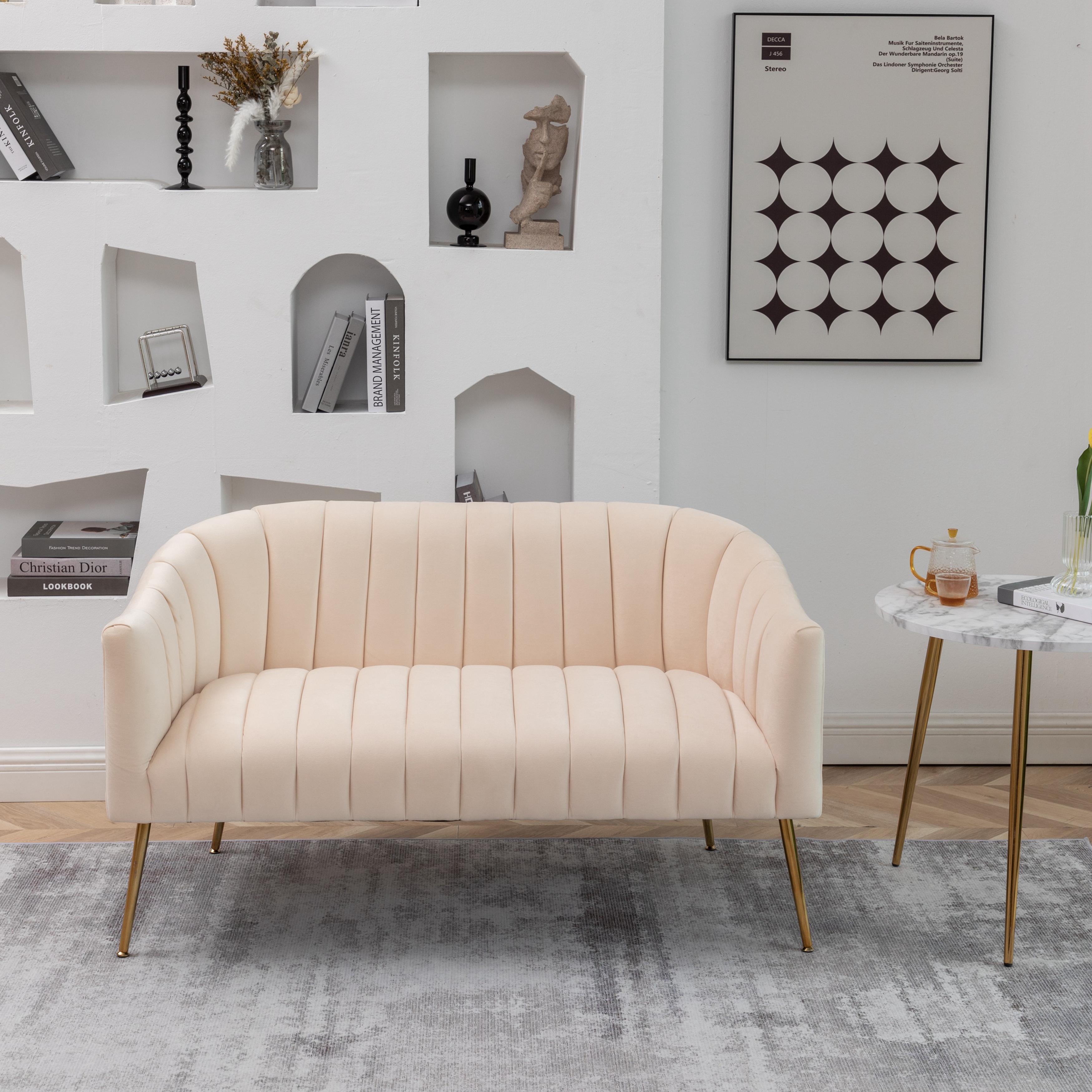 Curved 2 on sale seater sofa