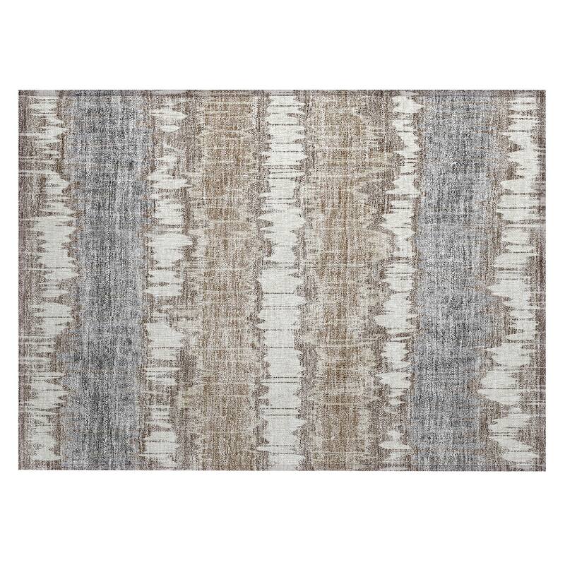 Machine Washable Indoor/ Outdoor Chantille Contemporary Ombre Rug