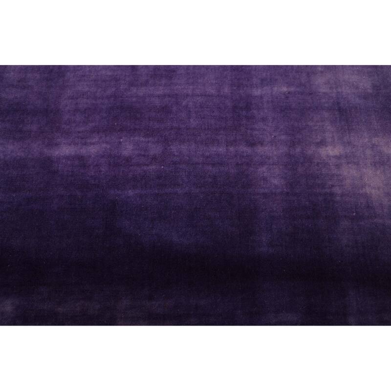 ECARPETGALLERY Hand Loomed Galleria Purple Wool Rug - 5'5 x 7'8