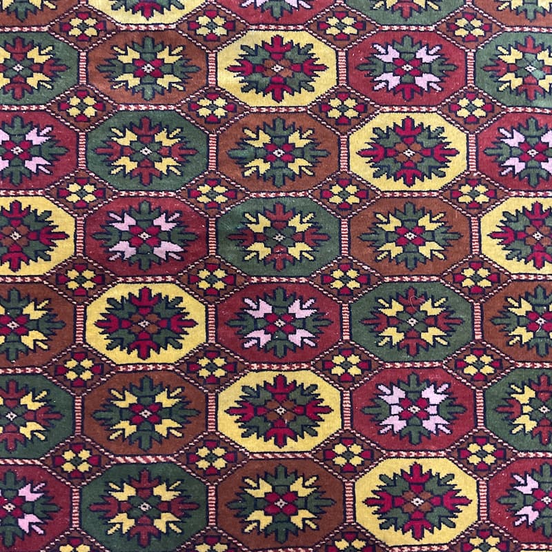 HERAT ORIENTAL Handmade Kurdish Wool Rug - 4'2" x 5'2"