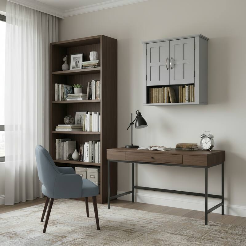 Bathroom Wall Storage Cabinet, Multi -functional Wall Mounted Cabinet with Adjustable Shelves, Medicine Cabinet