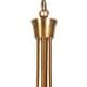 preview thumbnail 10 of 14, Celesn Modern Gold 8-Light 39.3 in. Wheel Chandelier Glass Lights for Dining Living Room - D 39.3" x H 31.8"