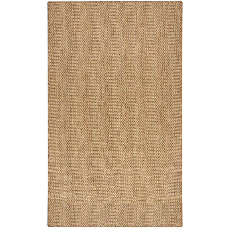 Nourison Courtyard Indoor/Outdoor Modern Geometric Area Rug