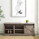 preview thumbnail 4 of 17, Walker Edison 48-inch Sliding Barn Door Bench